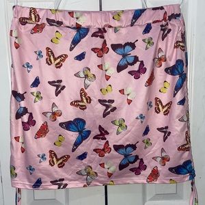 Y2K Mini Butterfly skirt